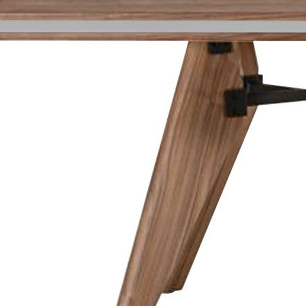 Homeroots 87" Brown Dining Table   486025