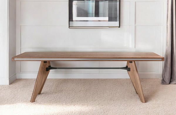 Homeroots 87" Brown Dining Table   486025