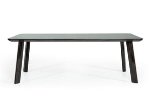 Homeroots 87" Ebony Dining Table   486028