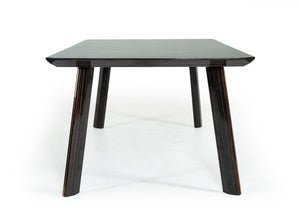 Homeroots 87" Ebony Dining Table   486028