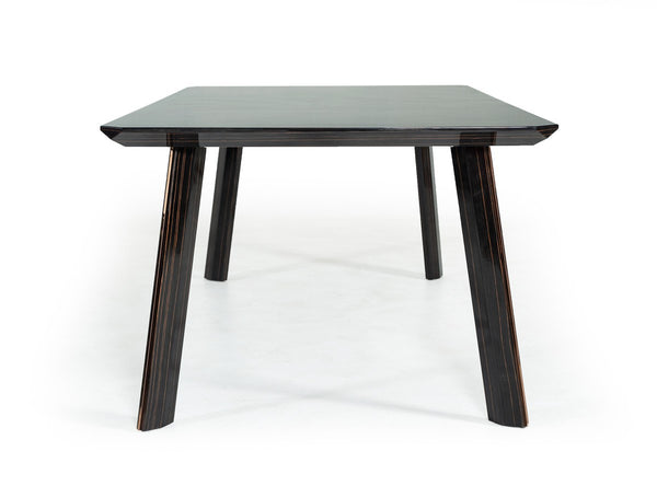 Homeroots 87" Ebony Dining Table   486028