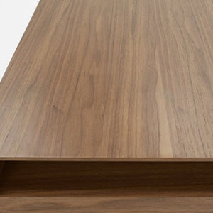 Homeroots 79" Brown And Clear Glass Dining Table   486029