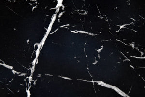 Homeroots 43" Black And Gold Rounded Stainless Steel Pedestal Base Dining Table   486032