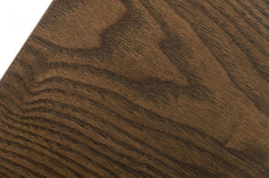 Homeroots 79" Dark Wenge Rectangular Solid Manufactured Wood And Solid Wood Dining Table   486037