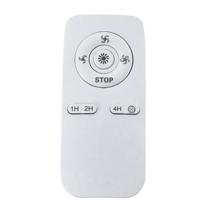 Homeroots 20" Clear Caged Five Blade Remote Control Schoolhouse Light Ceiling Fan  Metal 486173