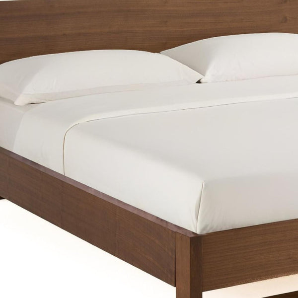 HomeRoots Brown Wood California King Bed Frame - Elegant Design, Durable Craftsmanship, Perfect for Taller Sleepers 486187