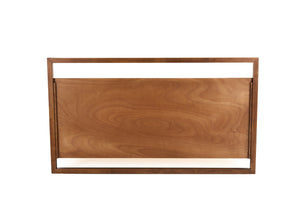 Homeroots Brown Wood And California King Bed Frame   486187