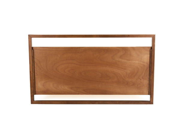 Homeroots Brown Wood And California King Bed Frame   486187