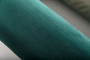 Homeroots Green Wood And Tufted Velvet King Bed Frame   486220