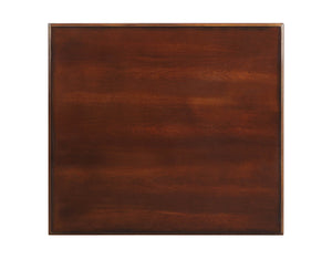 Homeroots 24" Walnut Manufactured Wood Rectangular End Table With Drawer And Shelf   486346