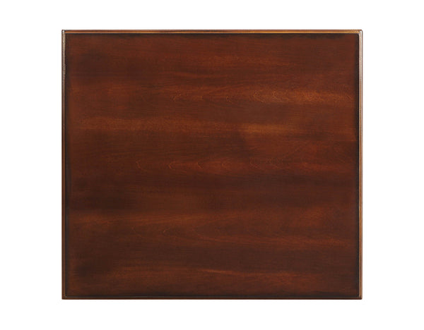 Homeroots 24" Walnut Manufactured Wood Rectangular End Table With Drawer And Shelf   486346