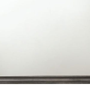 Homeroots 36" Gray Dresser Mirror  Wood,Mirror,Veneer,Composite Wood 486426