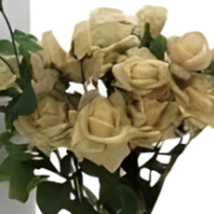 Homeroots 37" White & Chrome Leg Dresser Mirror  Wood,Mirror,Composite Wood 486436