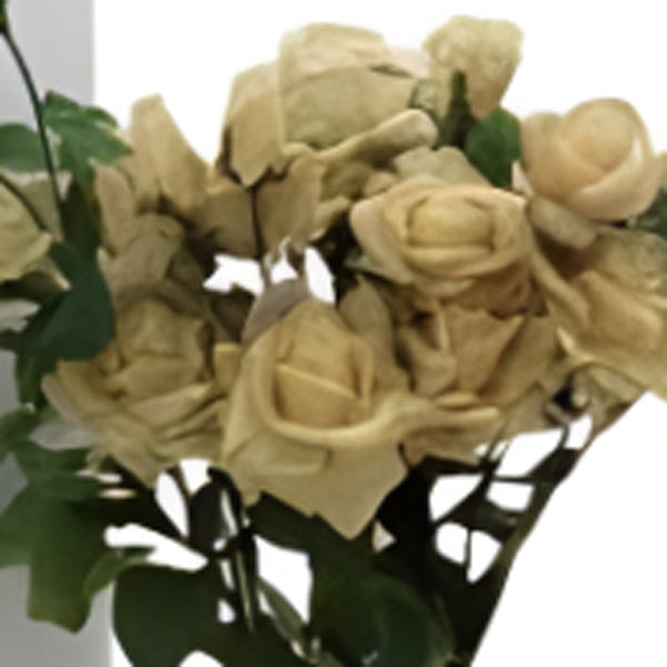 Homeroots 37" White & Chrome Leg Dresser Mirror  Wood,Mirror,Composite Wood 486436