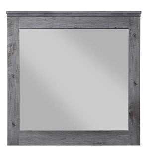 Homeroots 38" Square Dresser Mirror  Wood,Veneer,Composite Wood 486455