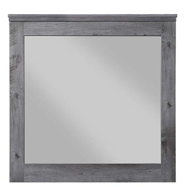 Homeroots 38" Square Dresser Mirror  Wood,Veneer,Composite Wood 486455
