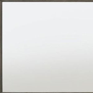 Homeroots 32" Gray Oak Dresser Mirror  Mirror,Wood,Veneer,Composite Wood 486457