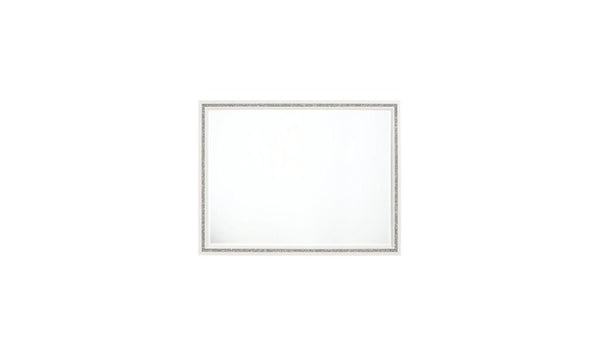 Homeroots 35" White Finish Dresser Mirror  Wood,Composite Wood 486459