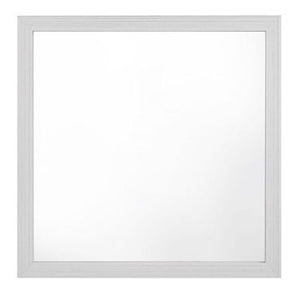 Homeroots 40" Square Dresser Mirror  Composite,Veneer,Mirror 486509
