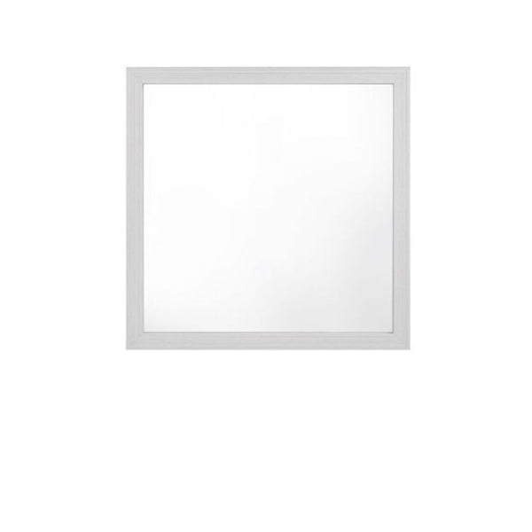 Homeroots 40" Square Dresser Mirror  Composite,Veneer,Mirror 486509