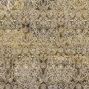 HomeRoots 8' Camel Medallion Area Rug - Stain Resistant, Power-Loomed for Durability and Timeless Elegance 8' X 10' 486647