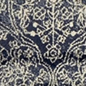 HomeRoots 8' Navy Blue and Ivory Medallion Area Rug - Elegant, Durable, Stain-Resistant Design for Every Room 8' X 10' 486648