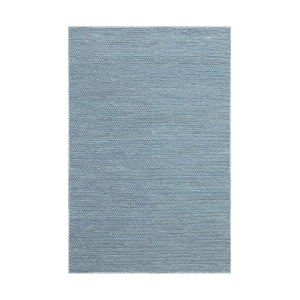 Homeroots 8' X 10' Light Blue Wool Handmade Stain Resistant Area Rug  Wool 486670