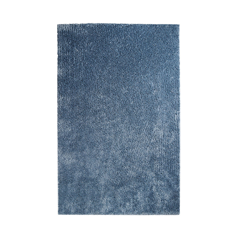 Homeroots 4' X 6' Blue Shag Stain Resistant Area Rug  Polypropylene 486786