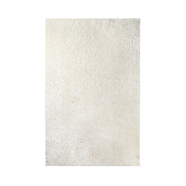 Homeroots 4' X 6' Ivory Shag Stain Resistant Area Rug  Polypropylene 486788