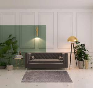 Homeroots 4' X 6' Taupe Shag Stain Resistant Area Rug  Polypropylene 486790