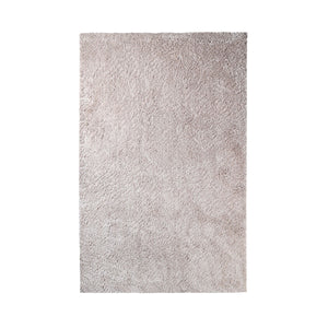 Homeroots 5' X 8' Beige Shag Stain Resistant Area Rug  Polypropylene 486791