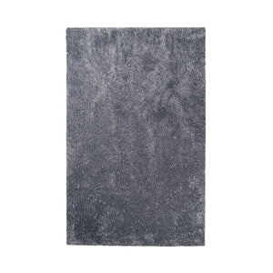 Homeroots 5' X 8' Grey Shag Stain Resistant Area Rug  Polypropylene 486793
