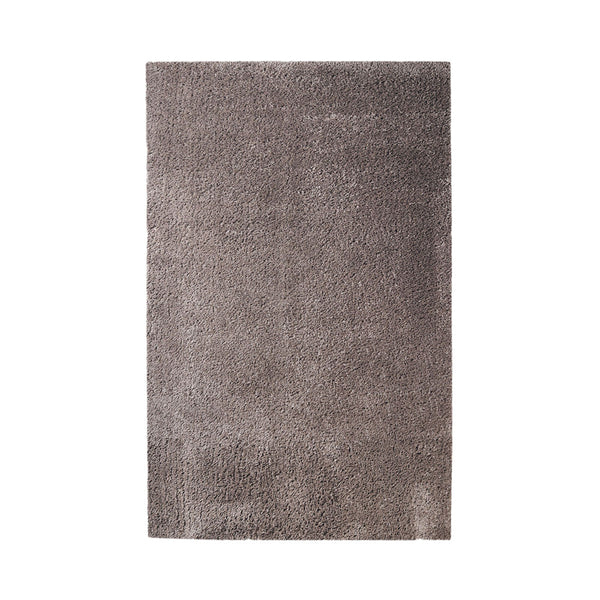 Homeroots 5' X 8' Taupe Shag Stain Resistant Area Rug  Polypropylene 486796
