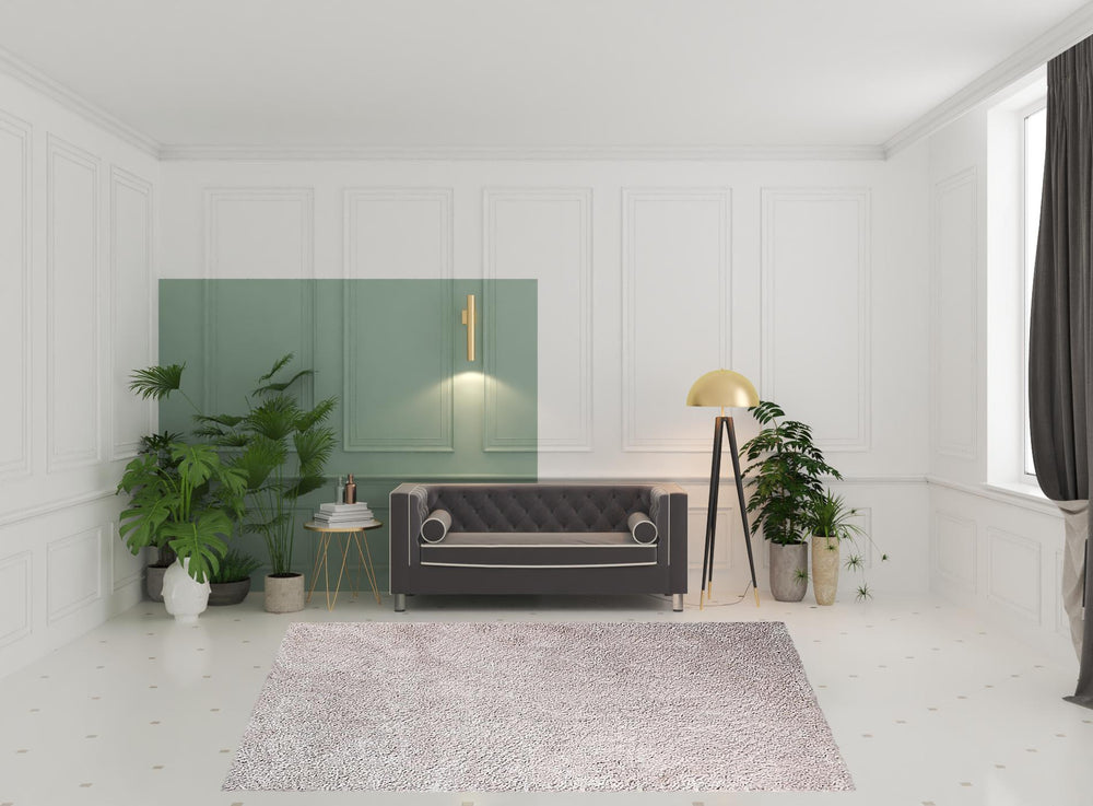 Homeroots 8' X 10' Beige Tufted Stain Resistant Area Rug  Polypropylene 486797