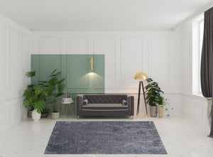 Homeroots 8' X 10' Grey Shag Stain Resistant Area Rug  Polypropylene 486799