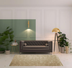 Homeroots 5' X 8' Beige Abstract Hand Woven Stain Resistant Area Rug  Viscose 486803