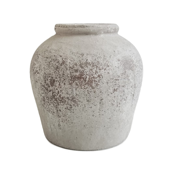 Distressed Grey Vase (4869L A344) Zentique