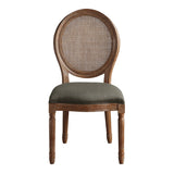 OSP Home Furnishings Stella Cane Back Chair Otter