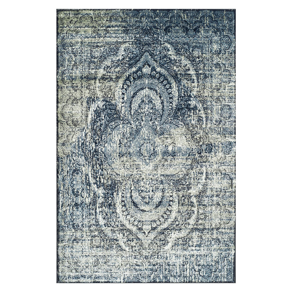 Homeroots 6' X 9' Taupe Abstract Power Loom Distressed Stain Resistant Area Rug  Polypropylene 487127