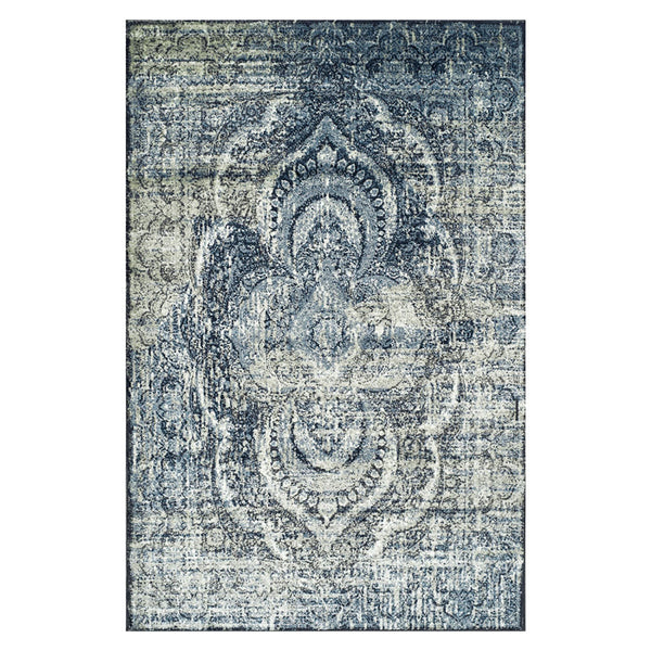 Homeroots 6' X 9' Taupe Abstract Power Loom Distressed Stain Resistant Area Rug  Polypropylene 487127
