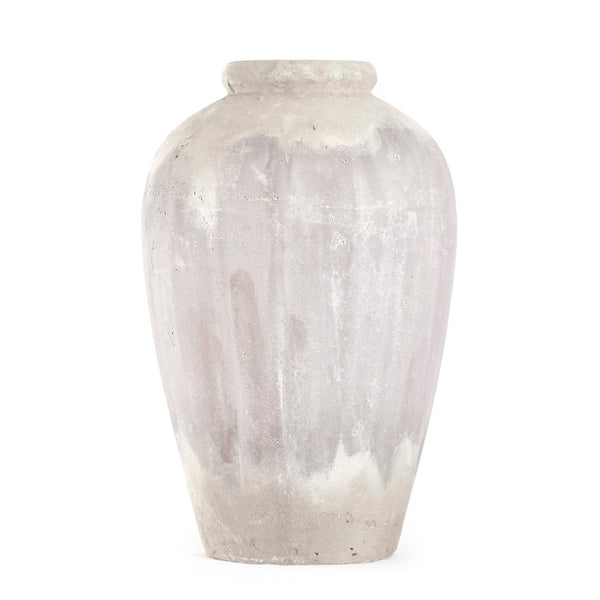 Distressed Grey Wash Jar (4871L A292) Zentique