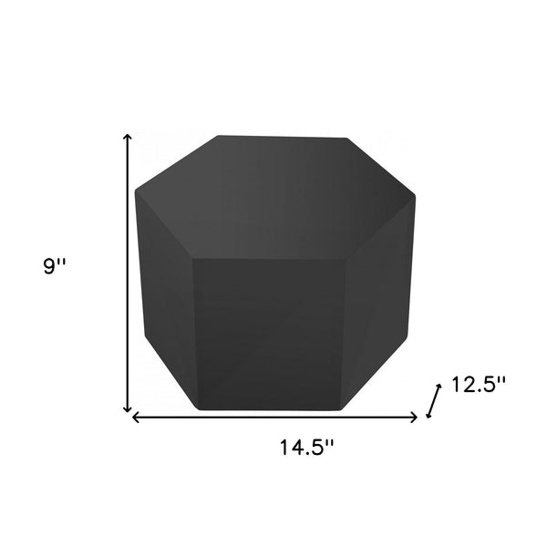 Homeroots 9" Gray Wood End Table   487338