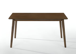 Homeroots 59" Brown Solid Wood Dining Table   487368