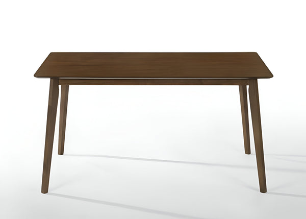 Homeroots 59" Brown Solid Wood Dining Table   487368