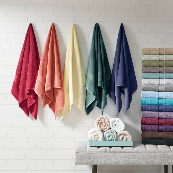 English Elm Ultra-Soft Cotton Bath Sheet Set 34x68 Inch 2-Pack - Plush, Highly Absorbent Towels for Home Spa Comfort Dark Navy 14.5 L x 10.5 W x 9 H B035P294212