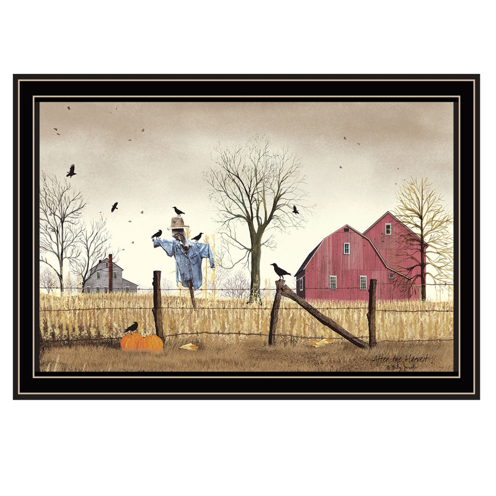English Elm Trendy Decor 4u Billy Jacobs Pastoral Harvest Framed Wall Art for Farmhouse Rooms B067P256652