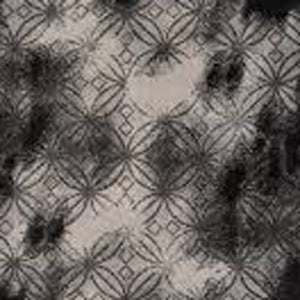 Homeroots 4' X 6' Black Abstract Power Loom Stain Resistant Area Rug  Polyester 487554