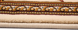 Homeroots 8' X 11' Beige And Ivory Oriental Power Loom Area Rug  Olefin 487563