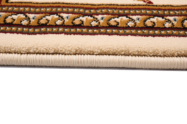 Homeroots 8' X 11' Beige And Ivory Oriental Power Loom Area Rug  Olefin 487563