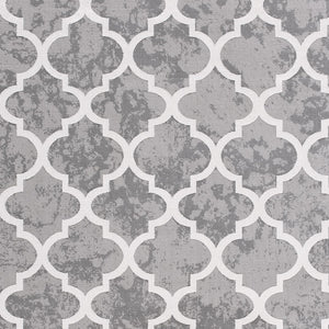 Homeroots 8' X 11' Green Geometric Power Loom Stain Resistant Area Rug  Olefin,Cotton 487589